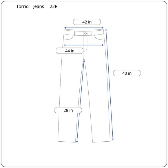 Torrid Sky High Skinny Button Fly Stretch Denim Jeans 22R Y2K Retro Clean Girl - Picture 5 of 11